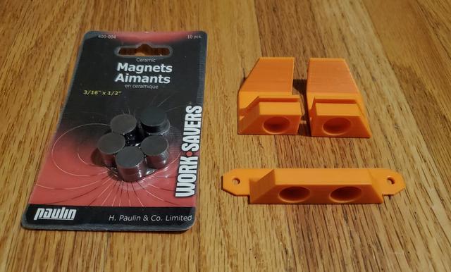 3/16" x 1/2" magnets for enclosure knobs 3D model thumbnail
