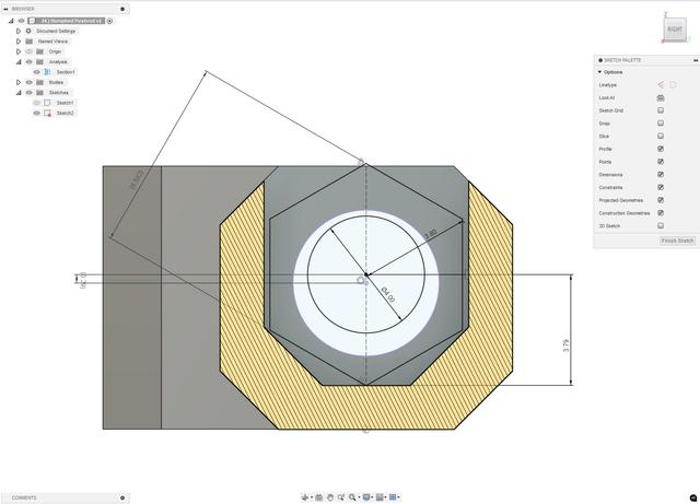 ProfBoots Pushrod Models Nut Recess Modification 3D model thumbnail