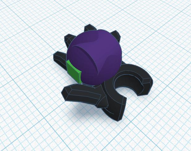 Plasma Grenade hand for Dummy 13 1.0 3D model thumbnail