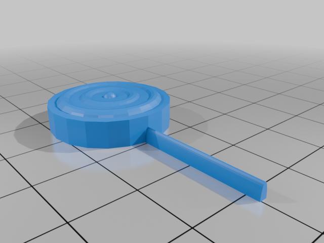 ROUND-WHIRL-LOLLIPOP-MAGNET 3D model thumbnail