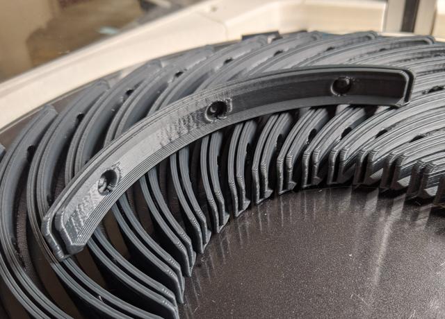 Prusa face shield Bottom Reinforcement for large nozzles 3D model thumbnail