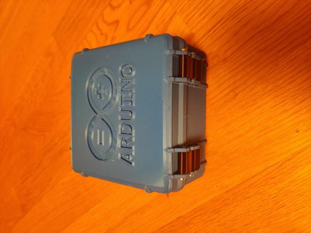Arduino Mega Box Remix (added logo) 3D model thumbnail