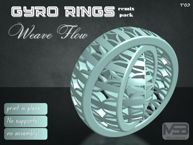 gyro ring-Weave Flow 3D model thumbnail