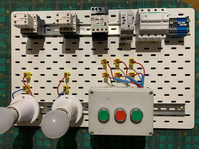 IKEA SKADIS board mounts for electrician students 3D model thumbnail