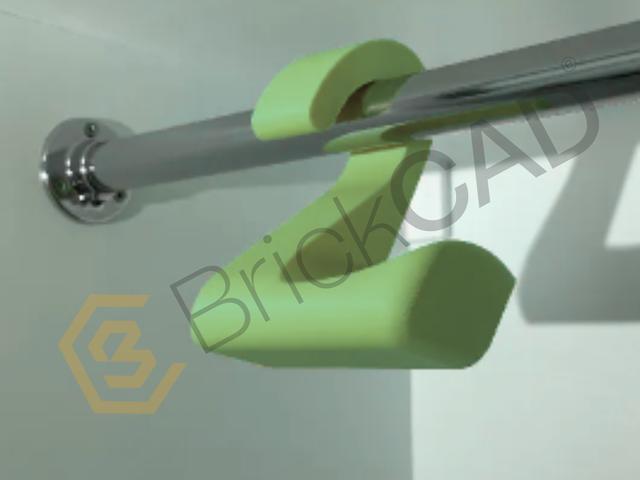 Bag Hanger 3D model thumbnail