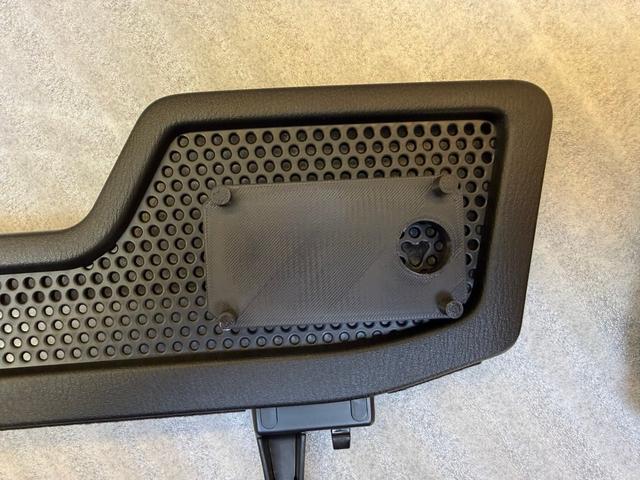 Antenna, Radio, Speaker mounts for a Midland MXT275 GMRS in a Mazda Miata MX5 ND 3D model thumbnail