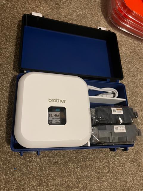 Brother P Touch label maker storage case 3D model thumbnail