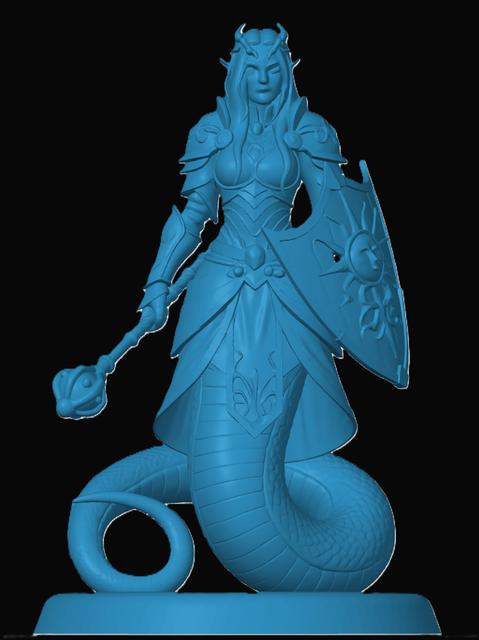 Yuan-ti Cleric 3D model thumbnail