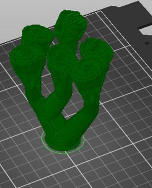 Calla Lily with Organic Support Stems 3D model thumbnail