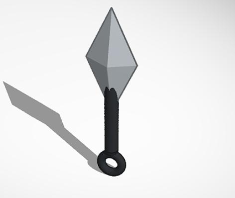 Kunai 3D model thumbnail