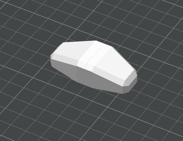 Dummy 13 500% improved knee armor 3D model thumbnail