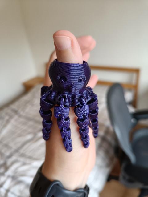 Flexi octopus woggle for Scouts 3D model thumbnail