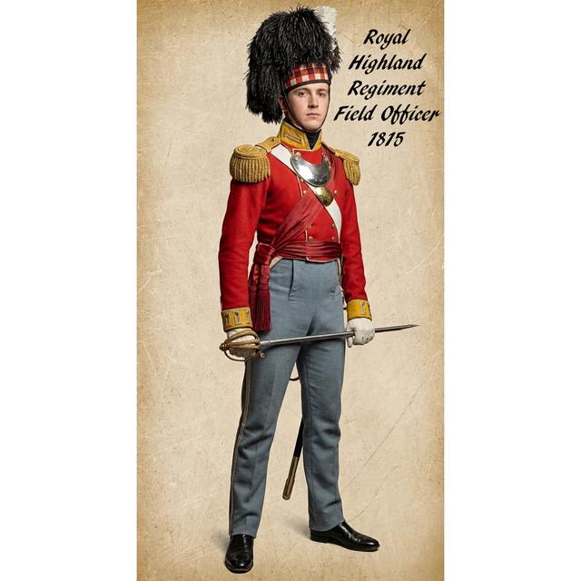 Soldat de l'empire no 71: Royal Higland Regiment Field Officer 1815 3D model thumbnail