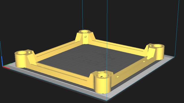Hadley Telescope Rocker Frame for 1/2 EMT Conduit 3D model thumbnail