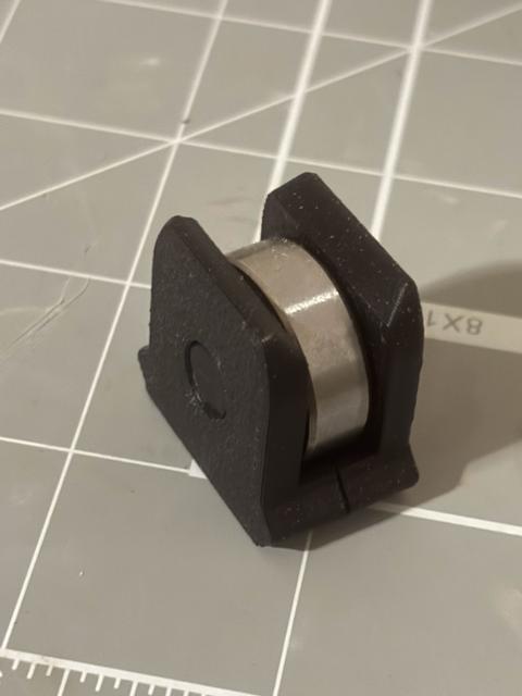 Bearing Holder with Pin Cutout - Remix 3D model thumbnail