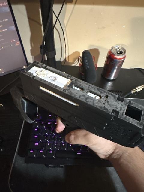 WMP Wii Uzi Comfort Trigger + Easy Buttons | Bagula Edition 3D model thumbnail
