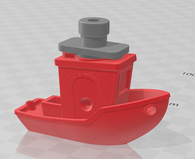 FilaCutter Benchy 3D model thumbnail
