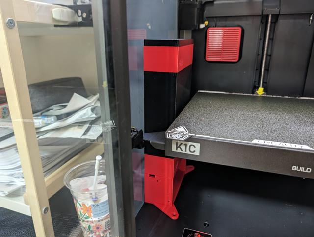 Tingkat - Creality K1C/K1/K1SE HEPA and Carbon Filter Air Scrubber 3D model thumbnail