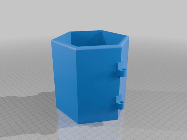 Modular Desk Caddy 3D model thumbnail