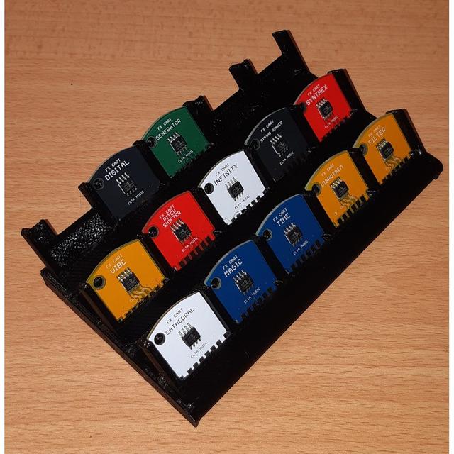 Effects cartridges holder (SOLAR 42) 3D model thumbnail