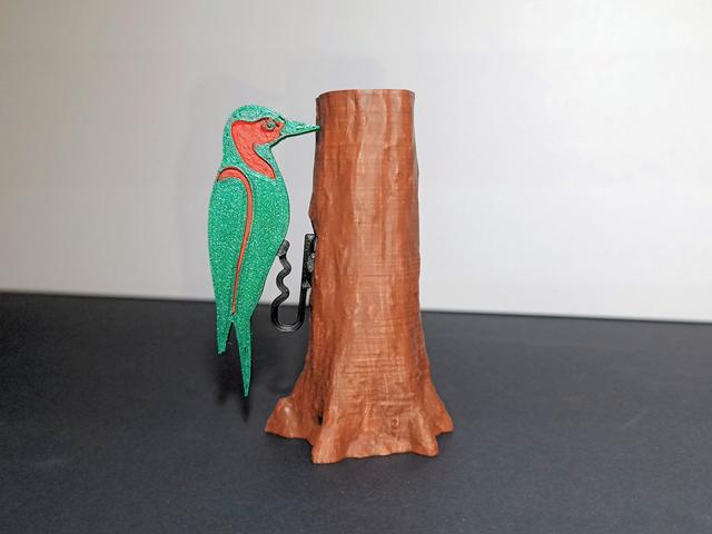 Woodpecker Bobble 3D model thumbnail