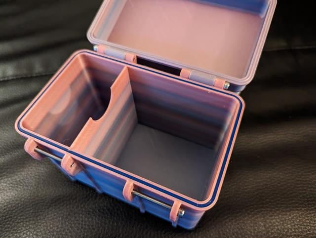 Gasket inlay for rugged Commander Deck box 3D model thumbnail