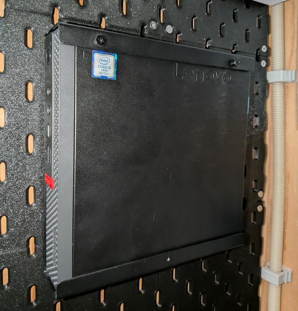 Lenovo Tiny VESA Mount II Bracket for IKEA SKÅDIS 3D model thumbnail