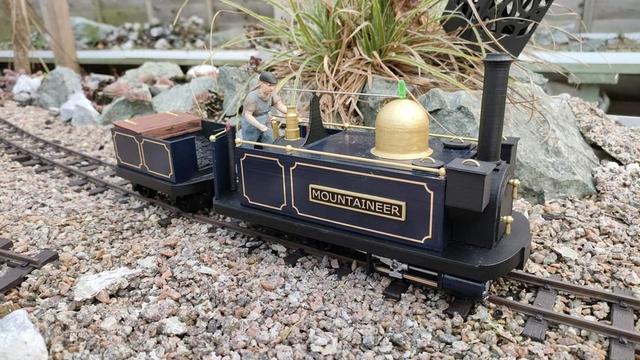 Mountaineer Loco 16mm Scale 32mm Gauge 3D model thumbnail