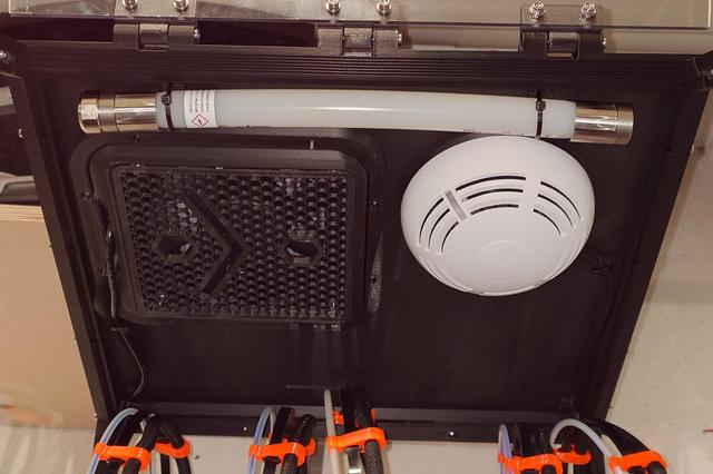 EnXlosure with Smoke Detector and Filter and BlazeCut 3D model thumbnail