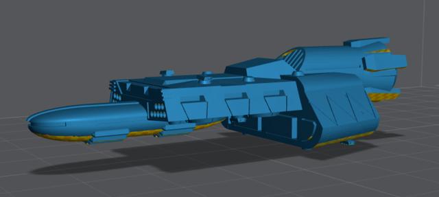 Suffren-class destroyer  3D model thumbnail