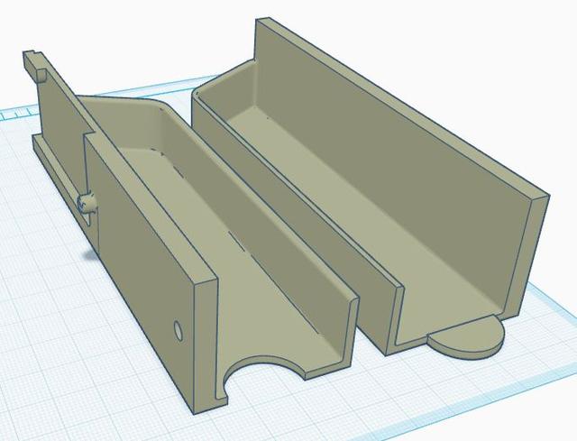 AD5M enclosure shelf EZ Print 3D model thumbnail