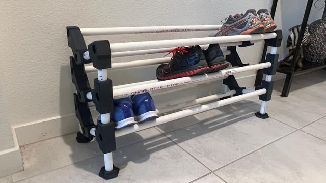 Modular Shoe Rack_Remix 3D model thumbnail