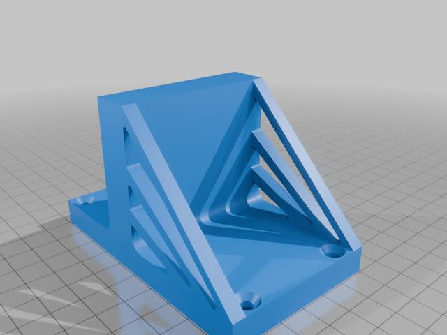 Keylight wall bracket 3D model thumbnail