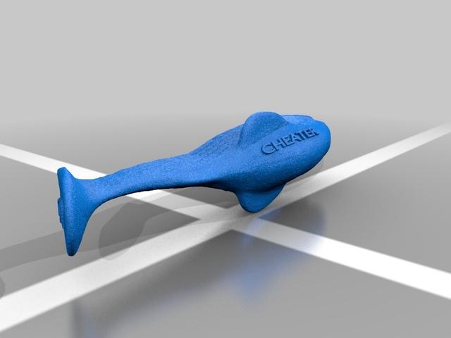 Fishing Lure / Mold plug  3D model thumbnail