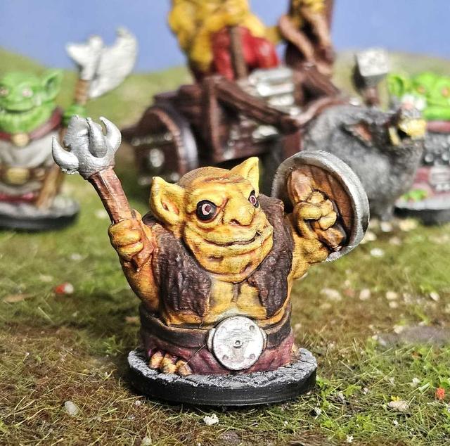 Wild Goblin Bruiser (supportless) 3D model thumbnail