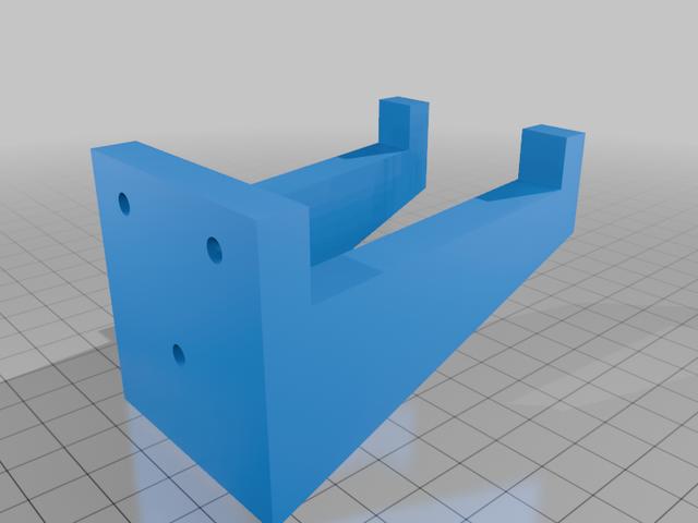 Quest Q35 metal detector wall hanger 3D model thumbnail
