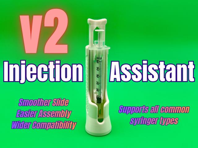 V2 Magnetic Injection Assistant for Insulin / GLP-1 / TRT 3D model thumbnail