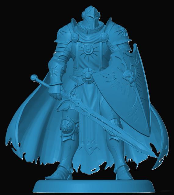 Warforged Paladin 3D model thumbnail