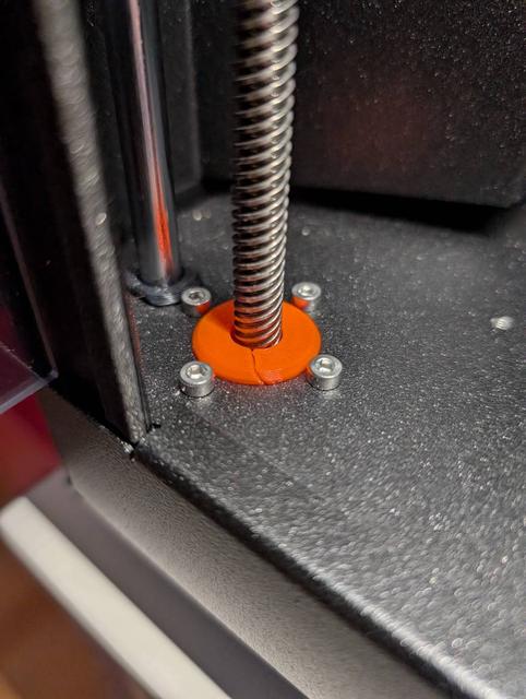 Bottom Rod Dust Cover for Prusa CORE One 3D model thumbnail
