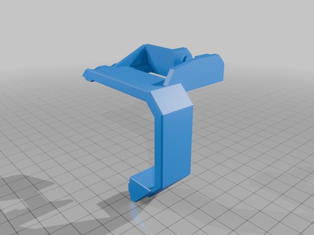 anet a8 E3D direct drive adaptor for cable chain  3D model thumbnail
