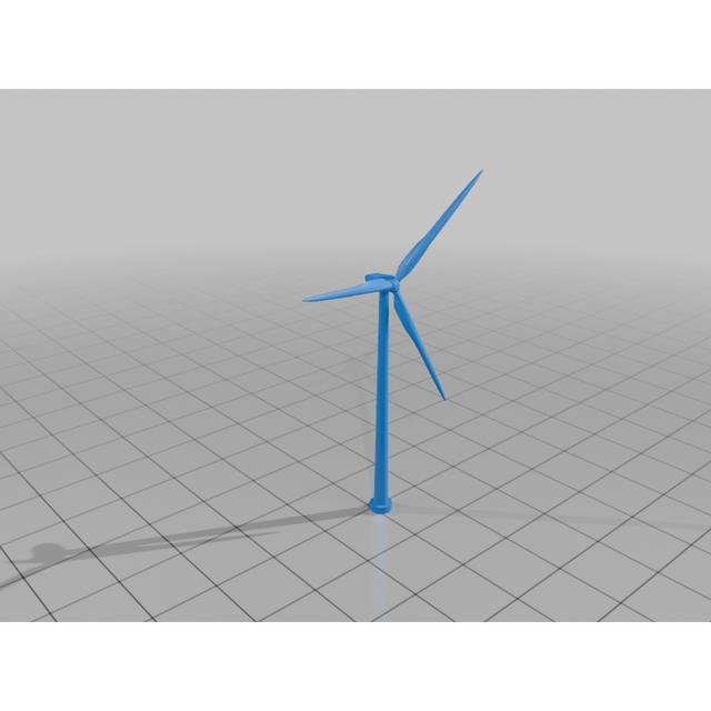 風車 Wind power 3D model thumbnail
