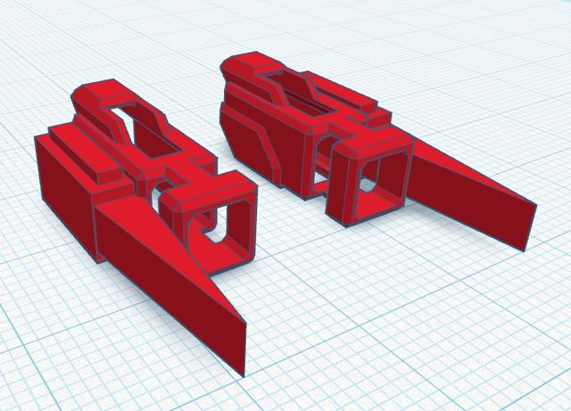 Dummy 13 Wrist Blades 3D model thumbnail