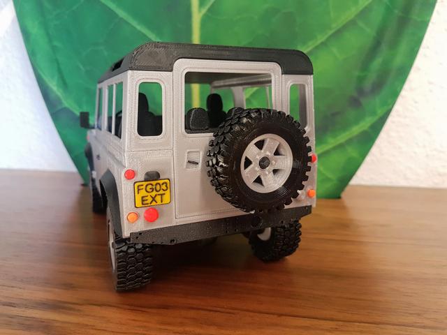 Landy Mini Accessories | 3D Sets Details | Mirror, Rear Lights, Turn Signals and License Plate 3D model thumbnail