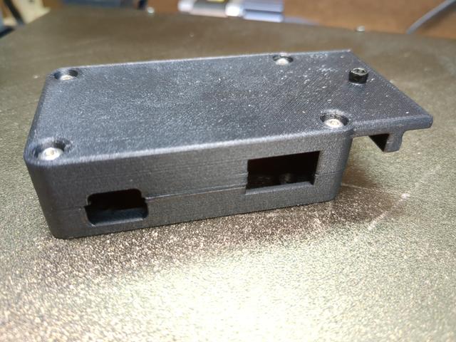 Case for Raspberry Pi CM4 on Waveshare Nanobase B with SD card and 2020 extrusion mount 3D model thumbnail