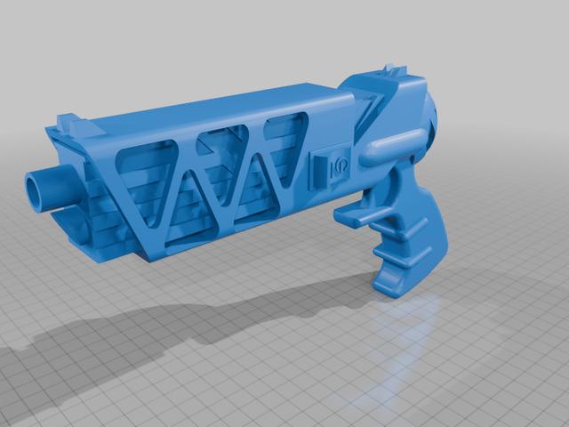 Space Gun Prop 3D model thumbnail
