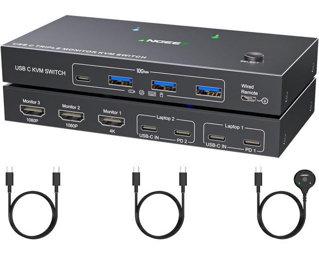 Wall Mount for KVM Switch 3D model thumbnail