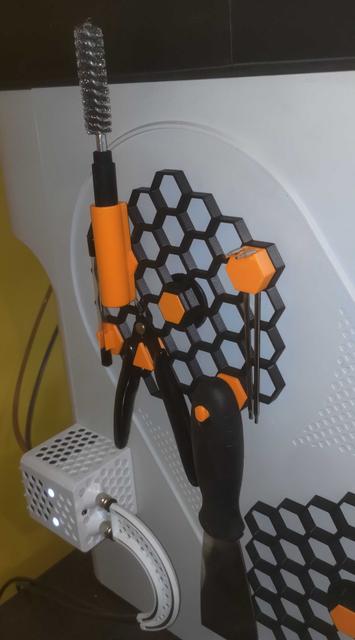 snapmaker u1 tools handle for honeycomb side panel 3D model thumbnail