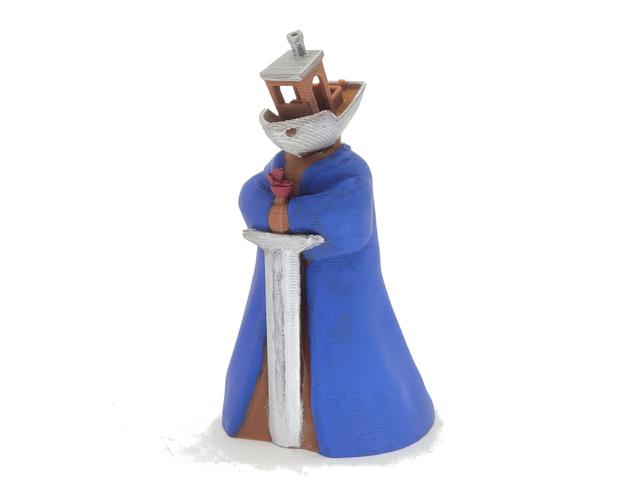 Sir Benchy 3D model thumbnail