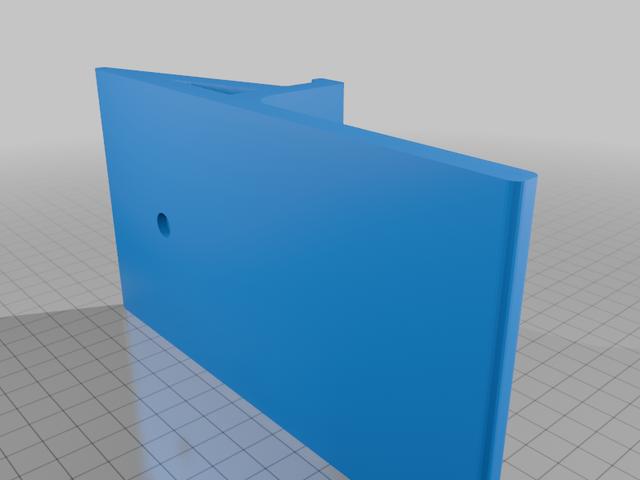 Edge of bed phone stand 3D model thumbnail