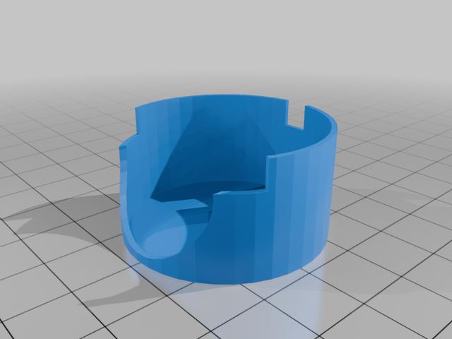 Blaulicht Kappe für DJI Matrice 4 Serie Scheinwerfer 3D model thumbnail